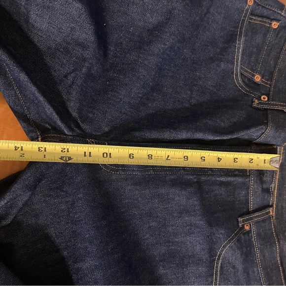 Levi’s Waterless 501 Dark Wash 38x32 - Picture 9 of 10